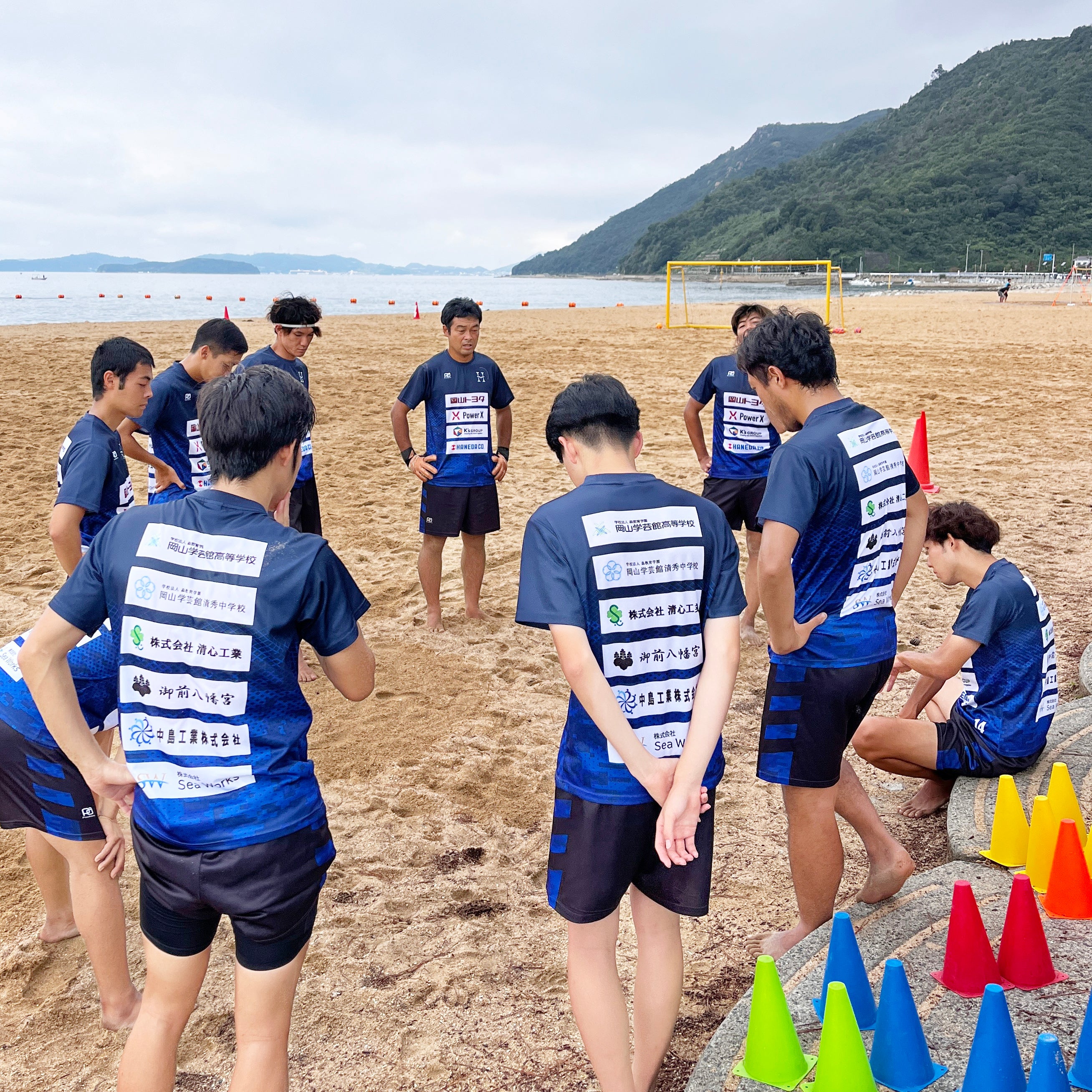 毎月のハレクティオ岡山ビーチサッカー練習風景〜2023年7月〜