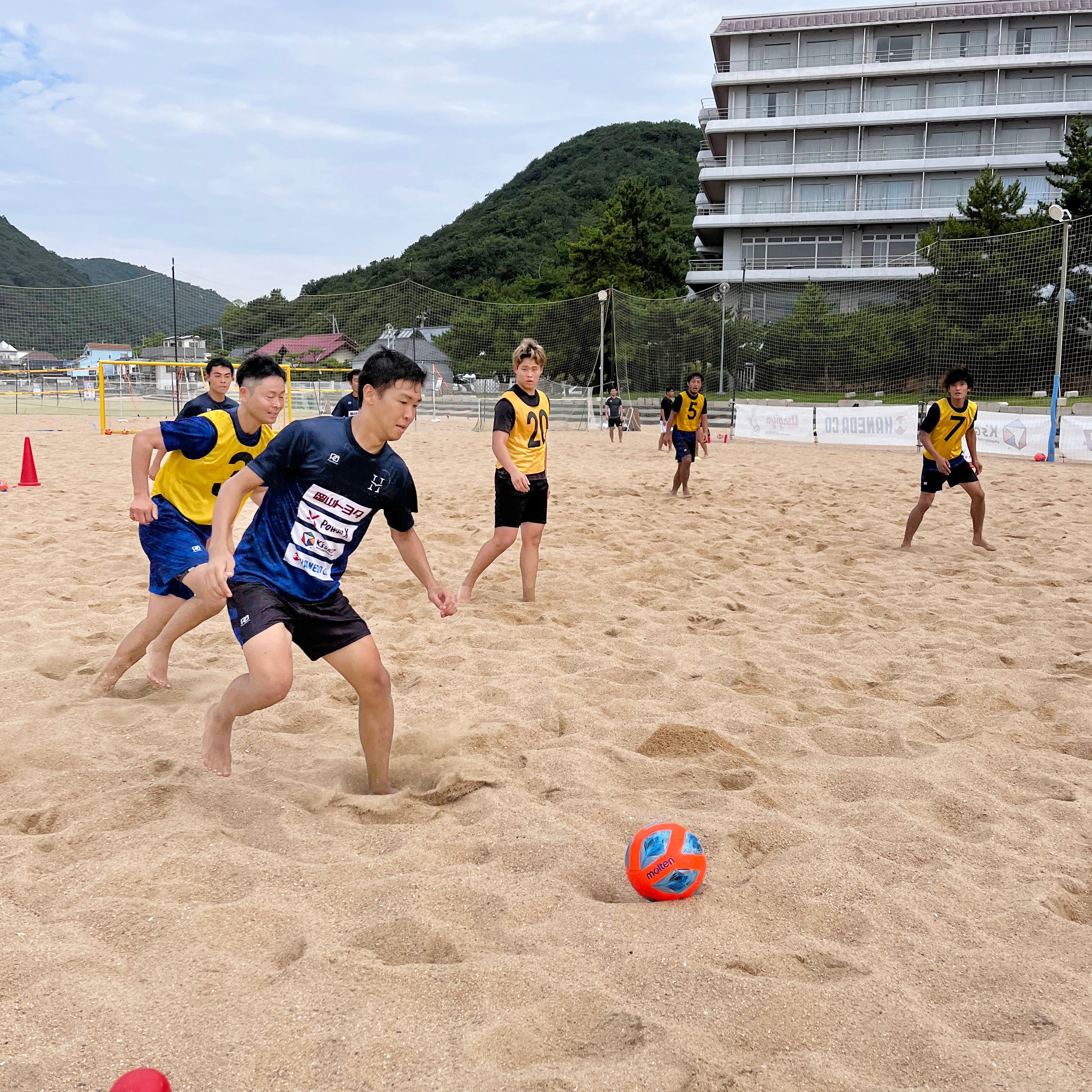 毎月のハレクティオ岡山ビーチサッカー練習風景〜2023年7月〜