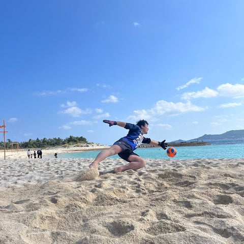 毎月のハレクティオ岡山ビーチサッカー練習風景〜2023年12月〜