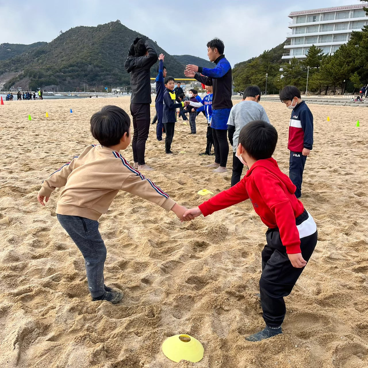 毎月のハレクティオ岡山主催ビーチサッカースクール活動〜2023年2月〜