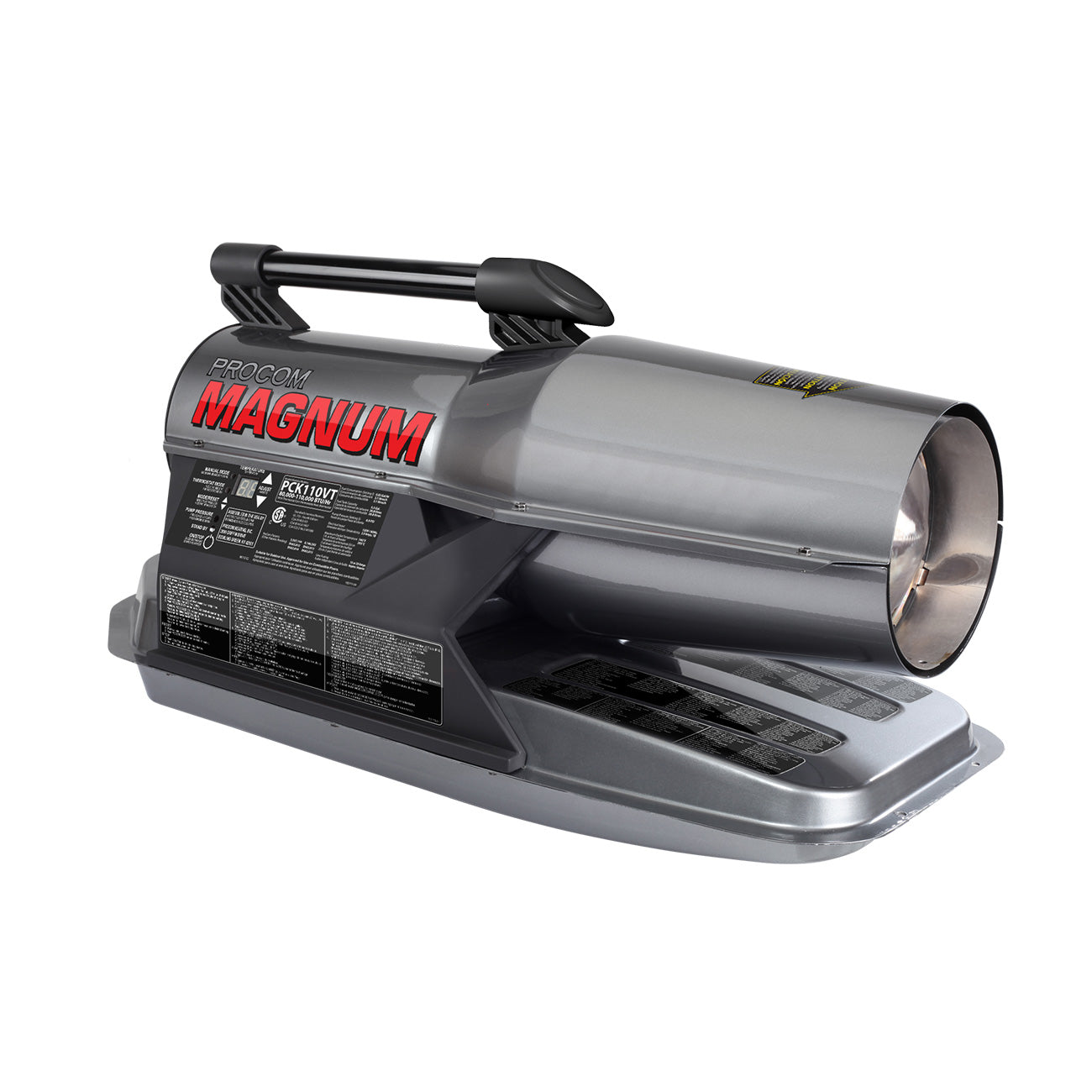 ProCom Kerosene Forced Air Heater - 80,000-110,000 BTU, Multifuel - Model# PCK110VT