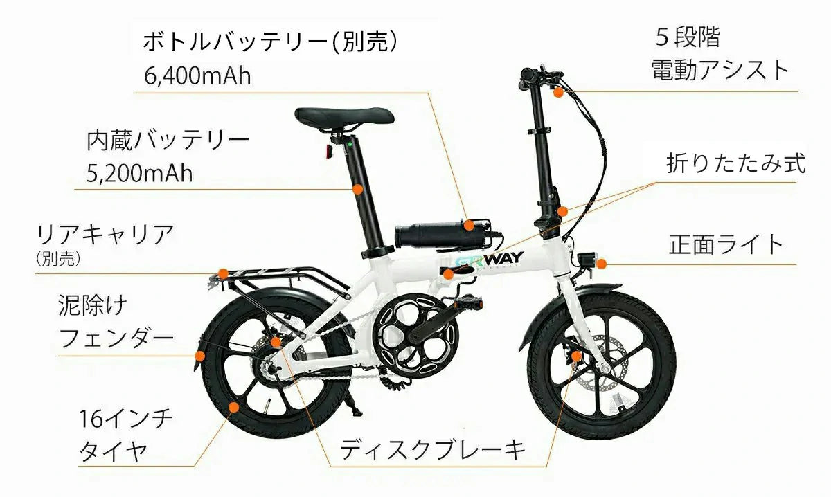 軽量電動アシスト自転車 ERWAY A01Lite