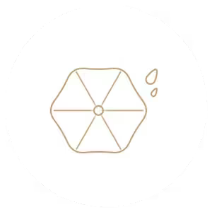 超撥水折りたたみ傘 RAINSMILE CIRナノメートル塗装技術が果たした167°の接触角の「はじく」