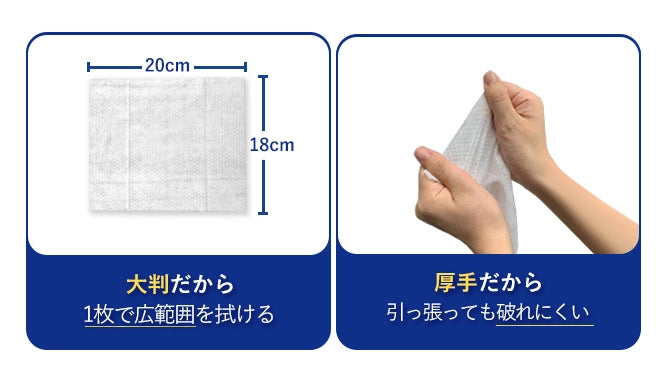 大判で厚手