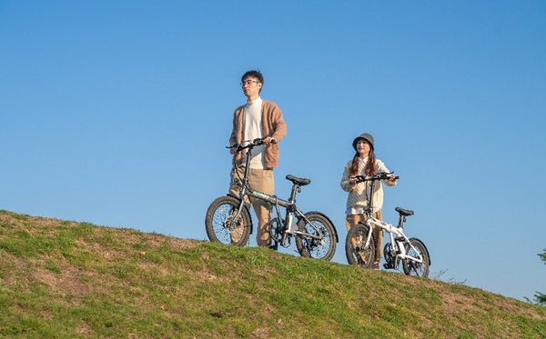 田舎地域や遠隔地に超役たつ！折りたたみ電動自転車でどこにも！