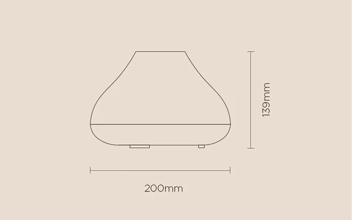 超音波式加湿器 SOLOVEH7アロマディフューザー本体
