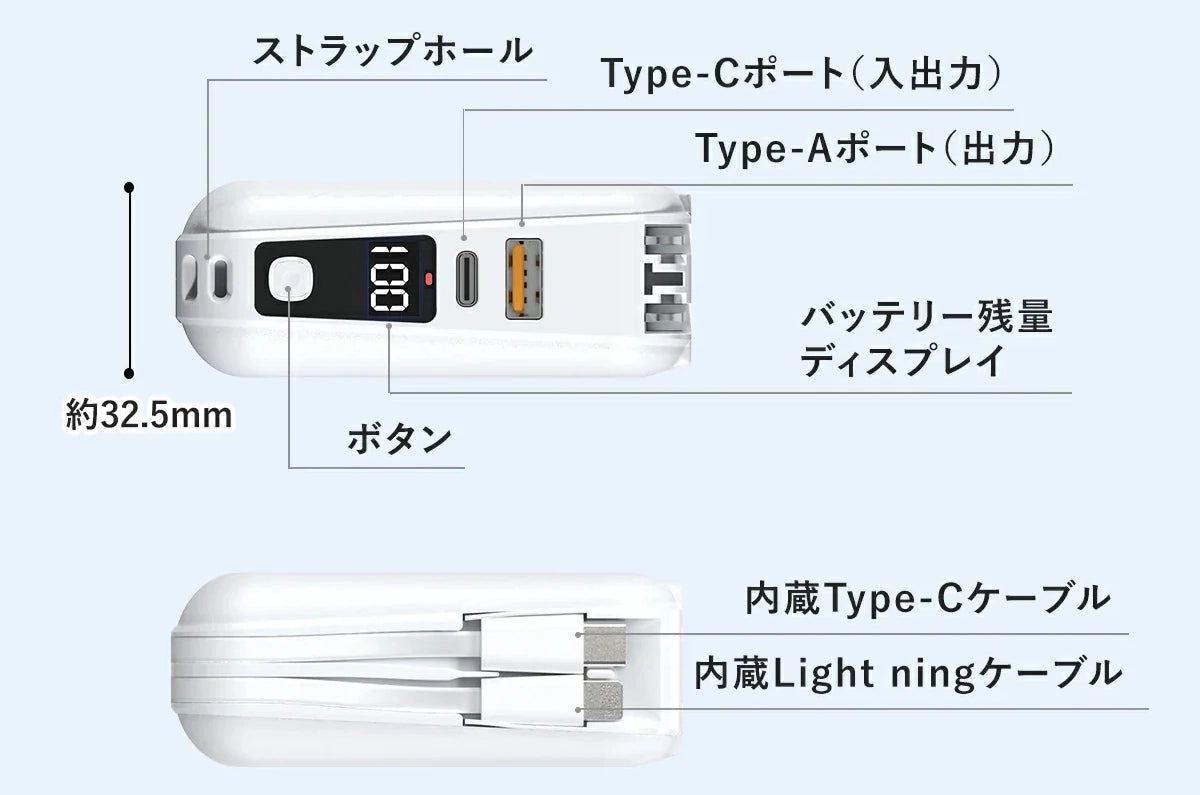 モバイルバッテリー zepan pd15 製品スペック