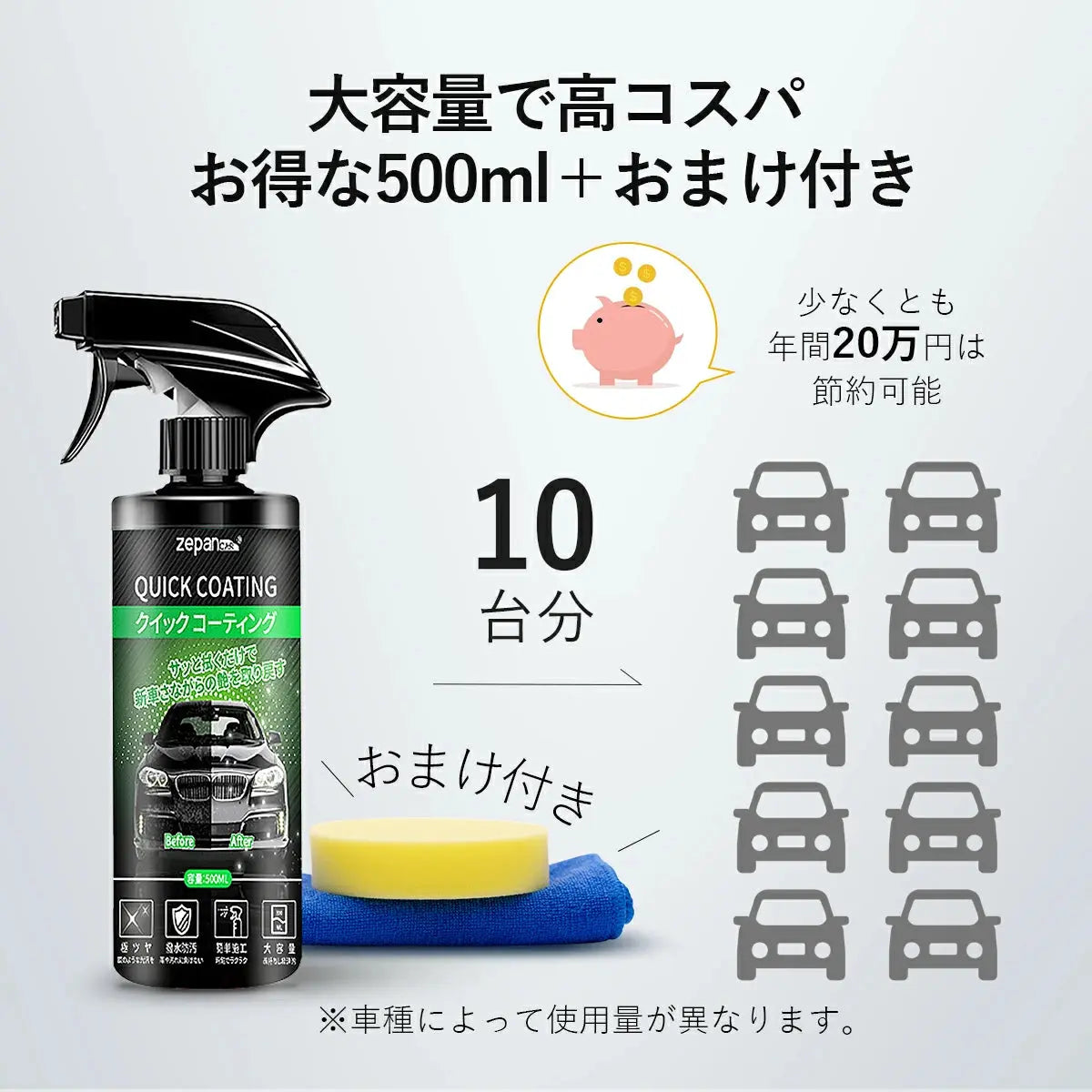 超撥水コーティング zepan car - 50th
