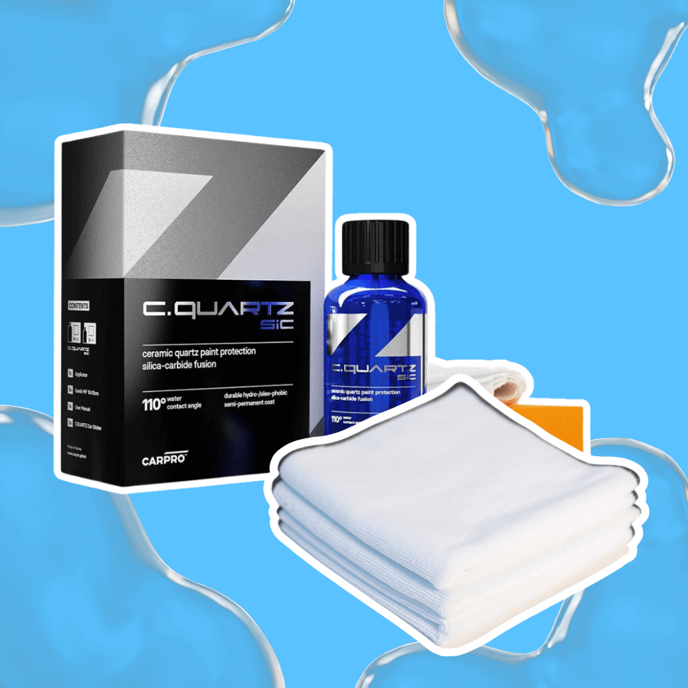 Coating Package - CarPro Cquartz UK & Deluxe Waxing Towel