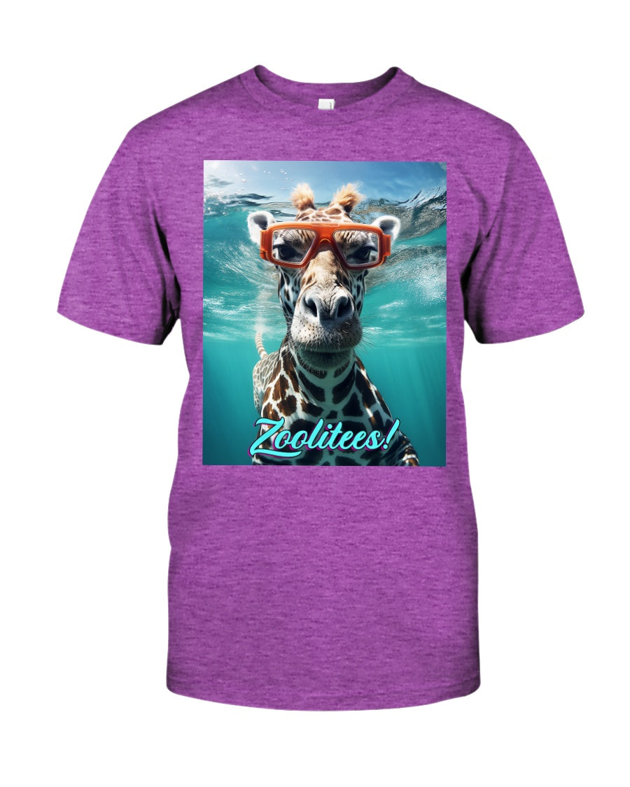 Swimming Giraffe T-Shirt