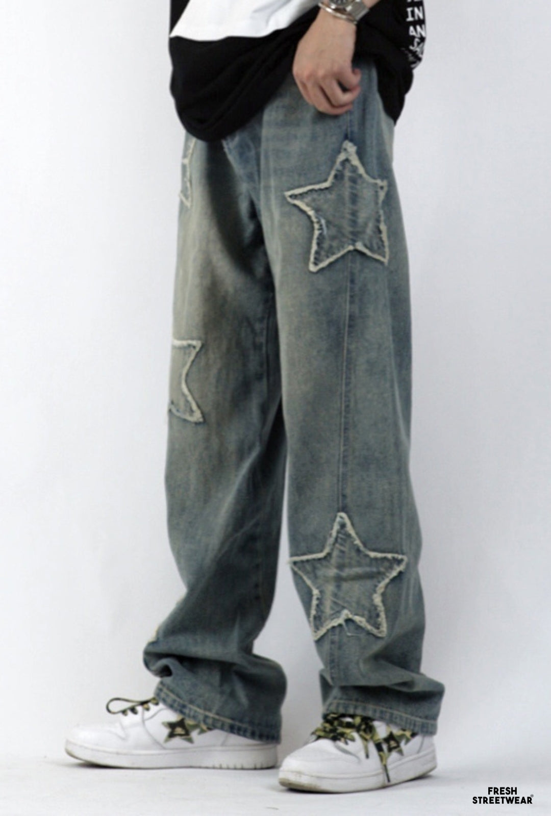FSW® Five-star patch denim jeans