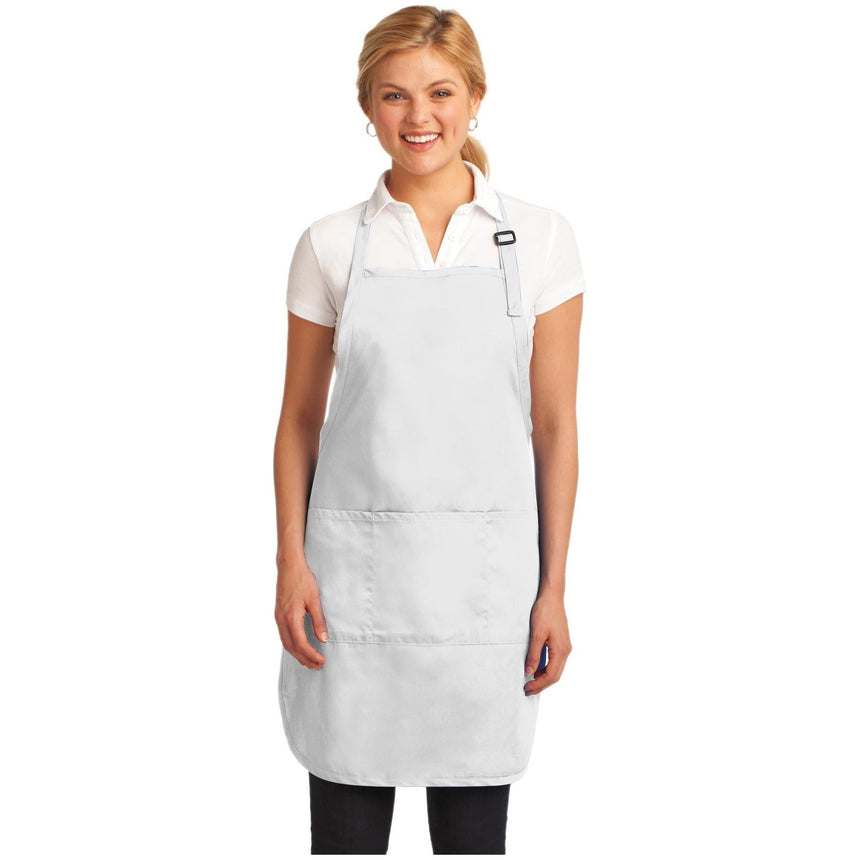 Port Authority ® Easy Care Full-Length Apron with Stain Release. A703 - Port Authority A703 Accessories Port Authority