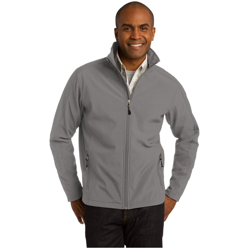 Port Authority ® Core Soft Shell Jacket. J317 - Deep Smoke - Port Authority J317 Outerwear Port Authority