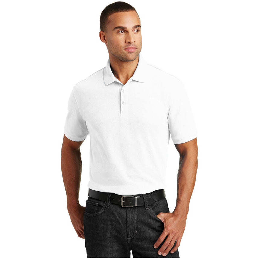 Port Authority ® Core Classic Pique Polo. K100 - White - Port Authority K100 Polos/Knits Port Authority