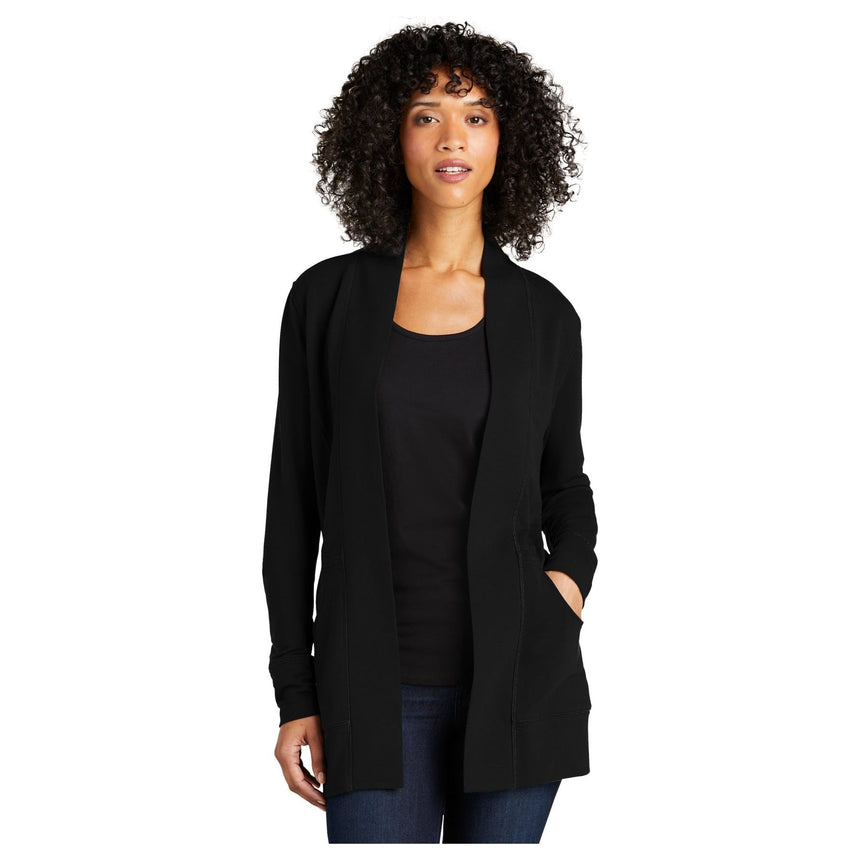 Port Authority ® Women's Microterry Cardigan LK825 - Port Authority LK825 Sweatshirts/Fleece Port Authority