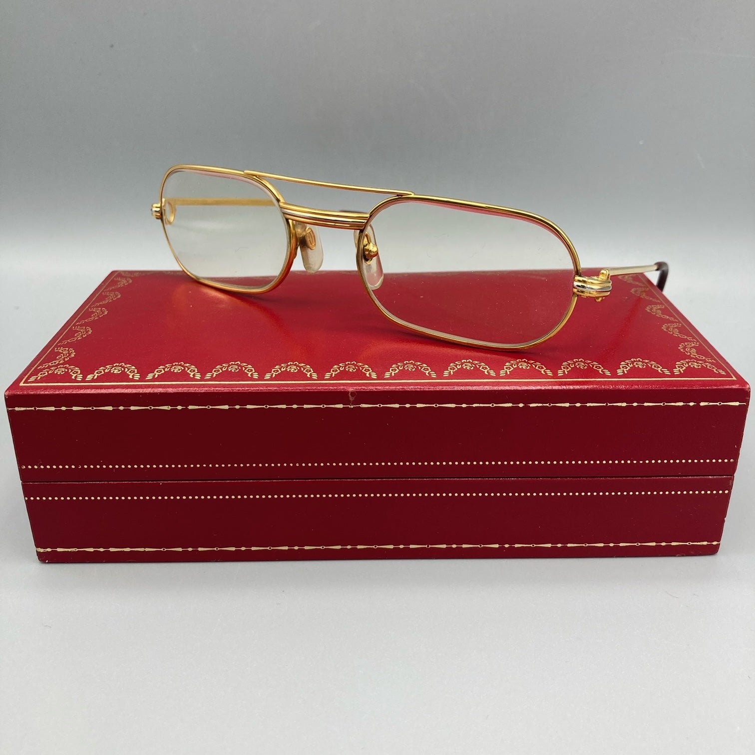 Vintage Cartier Must Louis Glasses 55-20