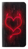 Motorola Moto G Play (2021) PU Leather Flip Case Devil Heart