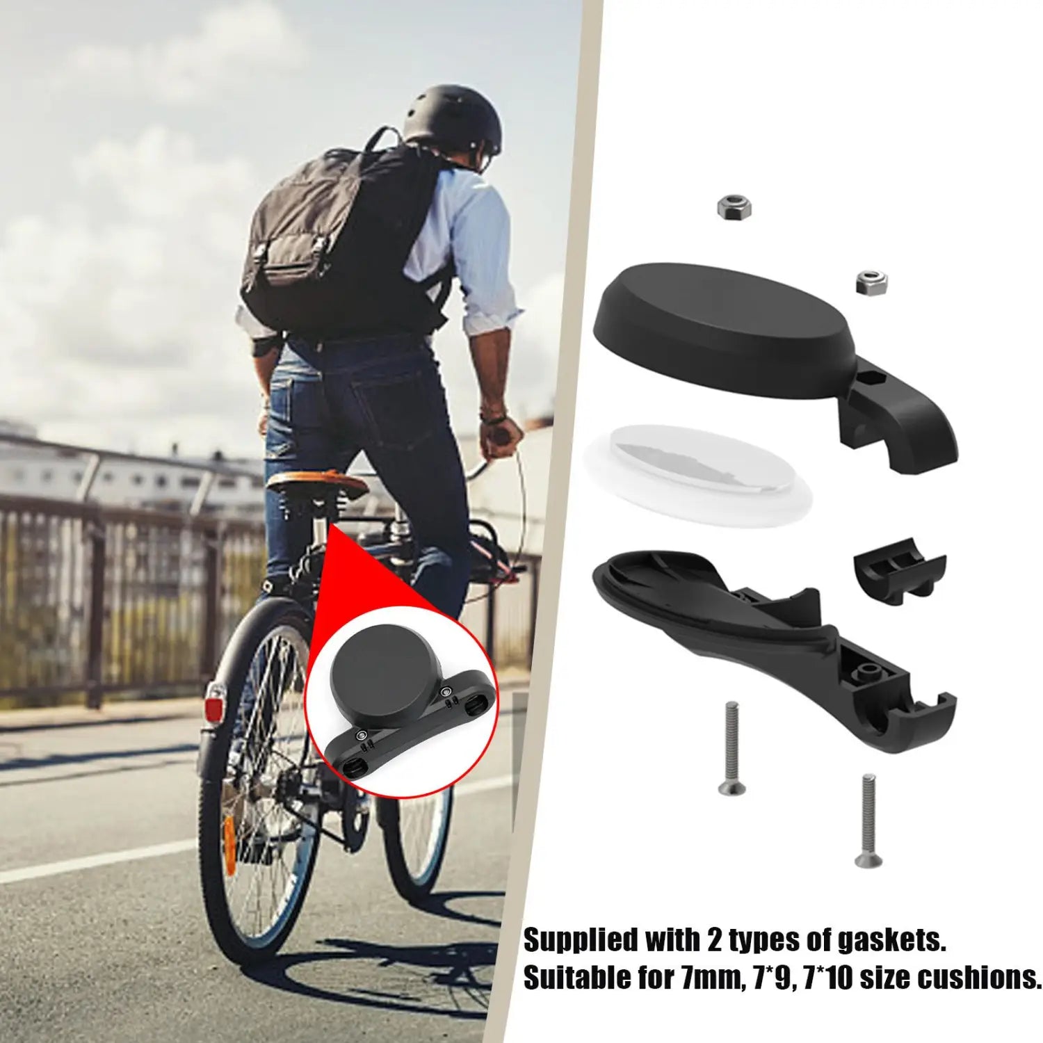 Différents modèles de supports antivol pour vélo pour Apple AirTag - Étui de  protection – Oz Marketplace