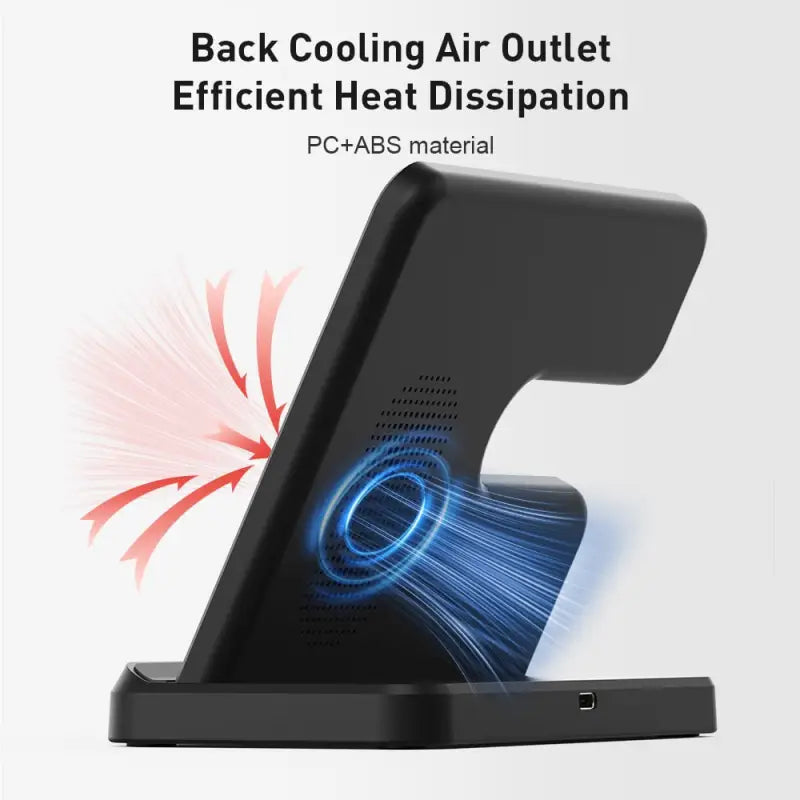 130W 3in1 MagSafe Wireless Charging Stand for Samsung - Magnetic Power Delivery PD Phone Watch Charger Dock - Image 10