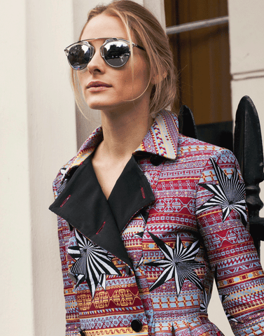 Olivia Palermo in Dior So Real Sunglasses
