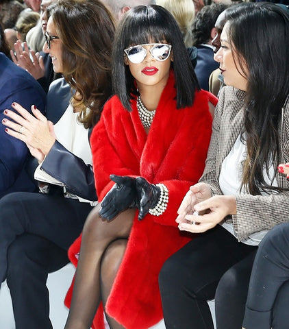 Rihanna in Dior So Real Sunglasses