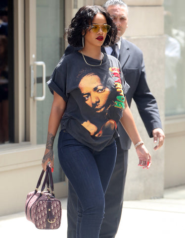 Rihanna in Dior So Real Sunglasses