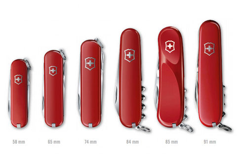 taille couteau suisse victorinox - affutexpress