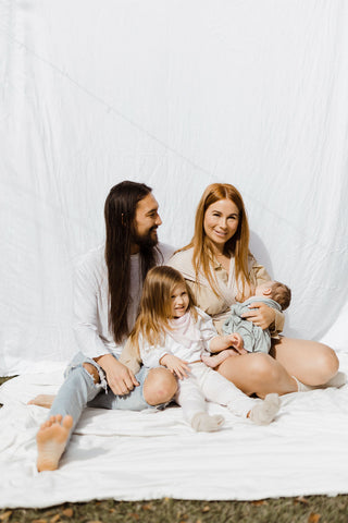 Chelsea and Brad - Family photoshoot captured by Ingrid Coles Photography