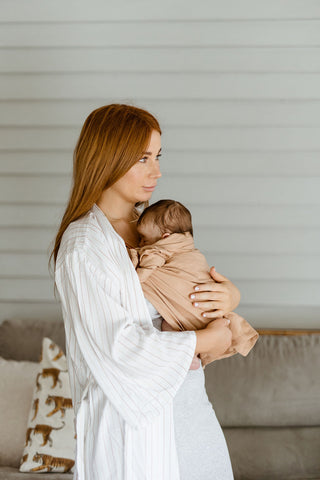 Chelsea Allen and baby Navy captured by Ingrid Coles - Featuring Chekoh Ring Sling Carrier