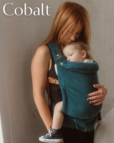 Cobalt - A deep royal blue baby Carrier - new Clip Corduroy from Chekoh Baby