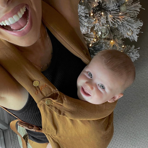 Babywearing in Chekoh at Christmas Time!