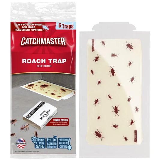 Catchmaster Mouse & Insect Glue Traps, Adhesive Rodent & Bug Catcher,  Pre-scented Mouse Traps Indoor For Home, Sticky Glue Traps For Mice And  Insects, Pet Safe Pest Control For House & Garage 