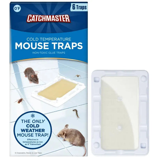 Catchmaster Max-Catch Mouse & Insect Glue Trap 72pk, Mouse Traps Indoor for Home, Sticky Pest Control Adhesive Tray for Catching