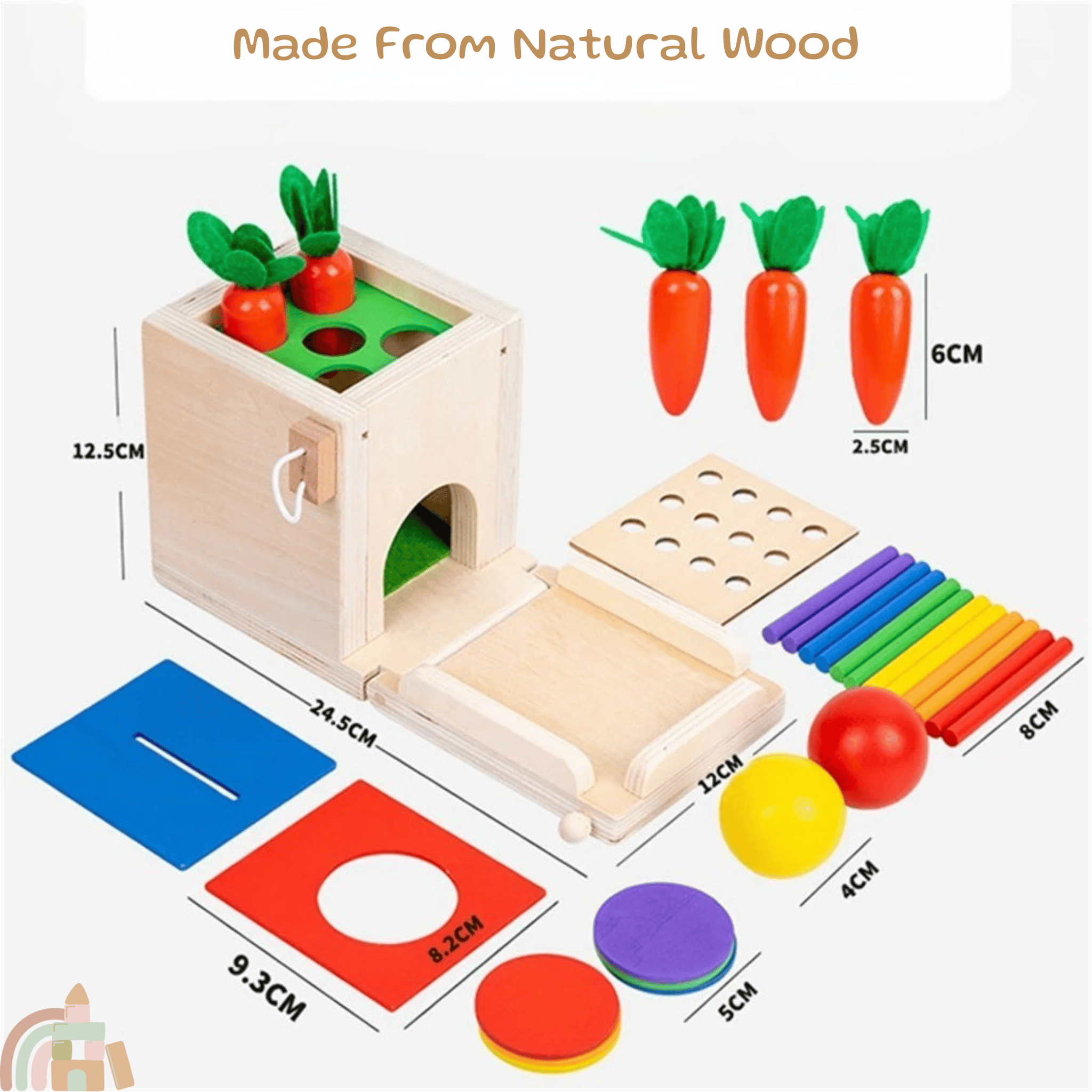 Sensory Play Cube - Monteplay