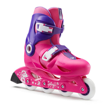Casco patines/patineta/patín del diablo niños B100 rosa