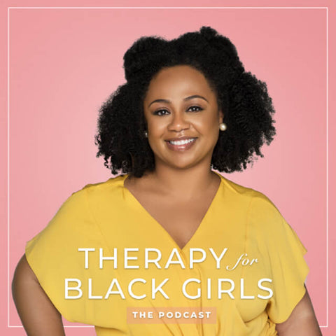 Explore the Best Mental Health Podcasts for Women - Therapy for Black Girls hosted by Dr. Joy Harden Bradford - V3 Apparel seamless workout leggings, gym tights, fitness sports bras and tank tops