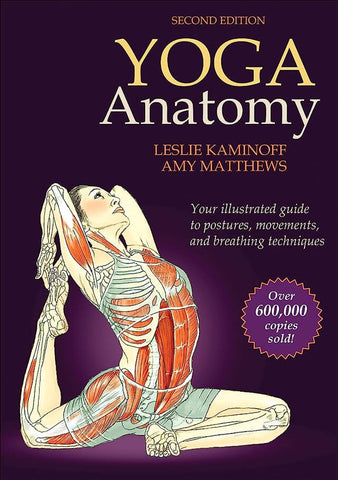 Explore the Top Yoga Books for Women on Amazon, Yoga Anatomy by Leslie Kaminoff and Amy Matthews. Article by V3 Apparel womens activewear - seamless squat proof workout leggings, gym-tights, fitness sports bras, tan