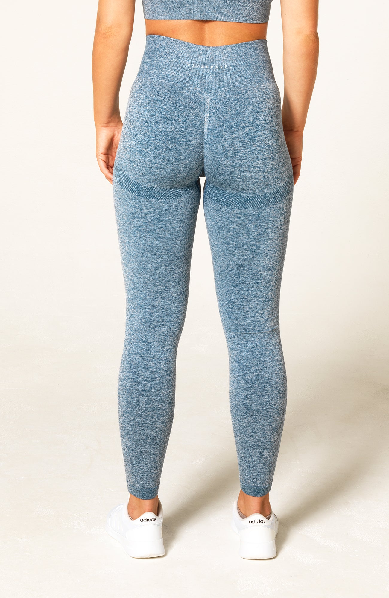 Define Seamless Scrunch Leggings Blue Marl V3 Apparel