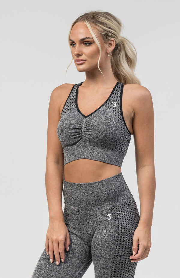 Sculpt Seamless Tank - Grey Marl - Ryderwear