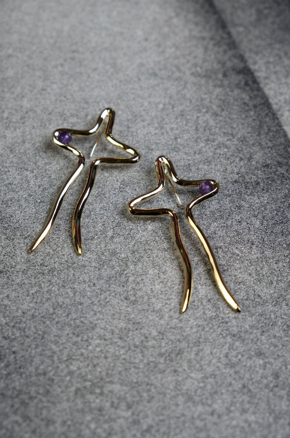 値下げR.ALAGAN BIRD CHAIN EARRING GOLD - ピアス(両耳用)