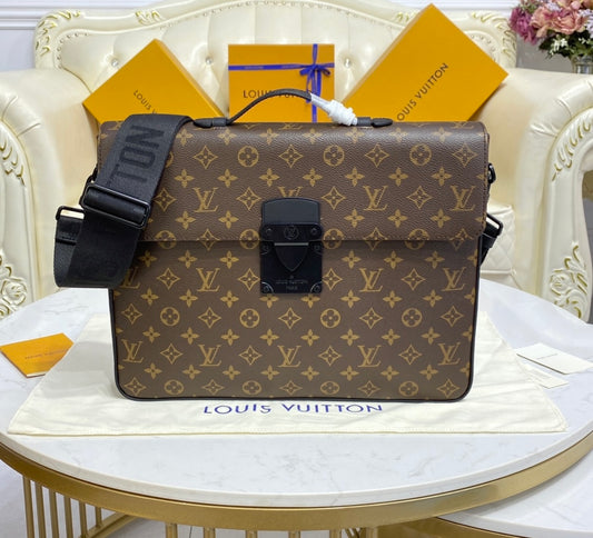 LV S Lock Briefcase