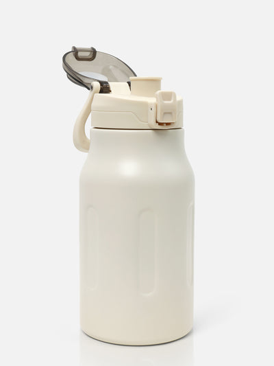 Cream Rhombus Water Flask - FABT24-003