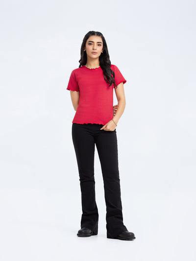 Boxy Fit Basic Tee - FWTBT23-049