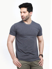 Stretch Fit Crew Neck Basic Tee - FMTBS22-006