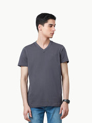 Regular Fit V-Neck Basic Tee - FMTBT23-016