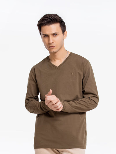 V-Neck Basic Tee - FMTBF23-015