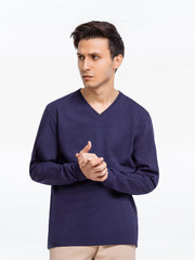 Full Sleeve V-Neck Basic Tee - FMTBF23-016