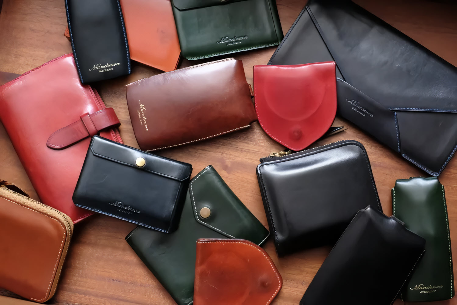 革製品Munekawa ブッテーロを使用した革小物