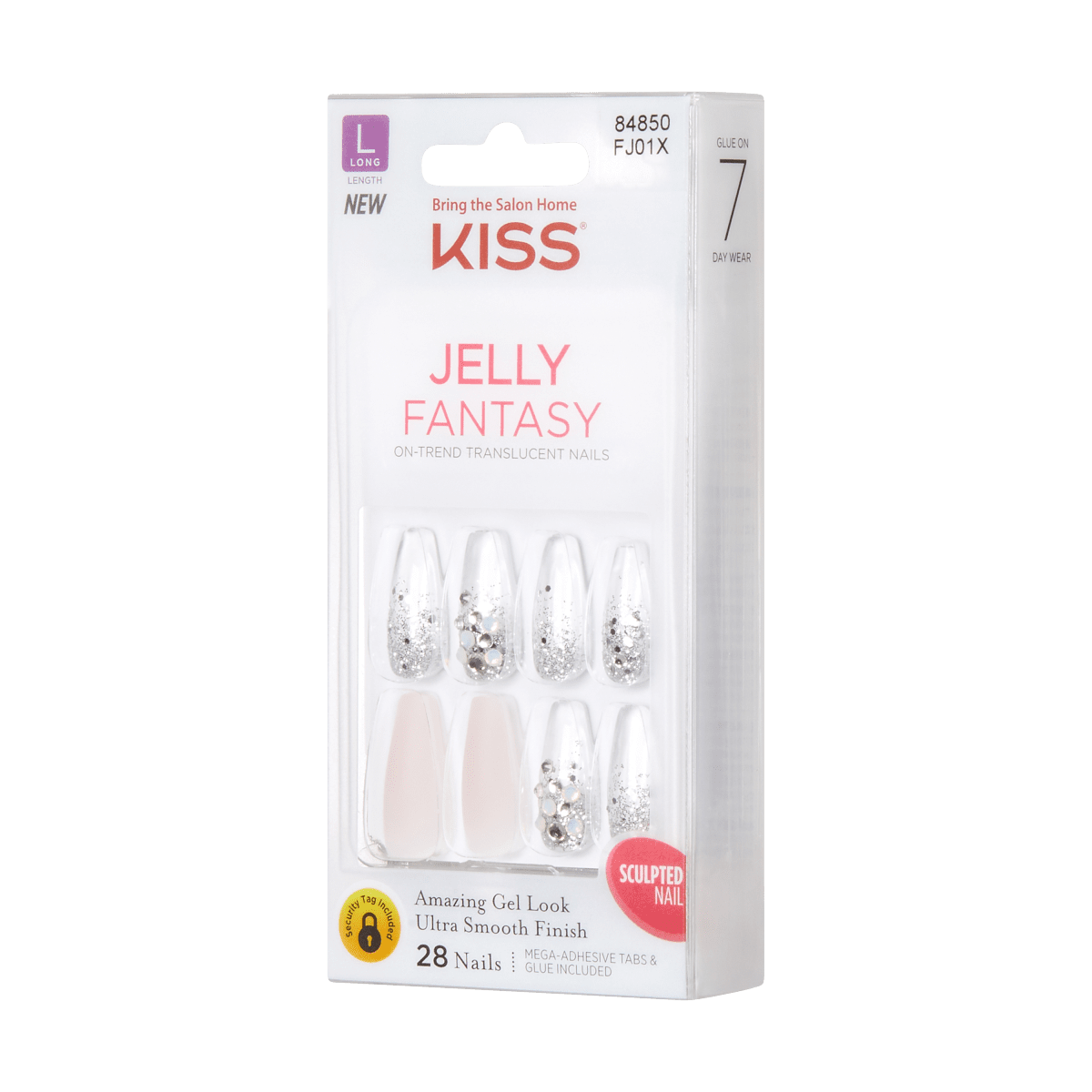 KISS Gel Fantasy Jelly Nails - Be Jelly - Walmart.com