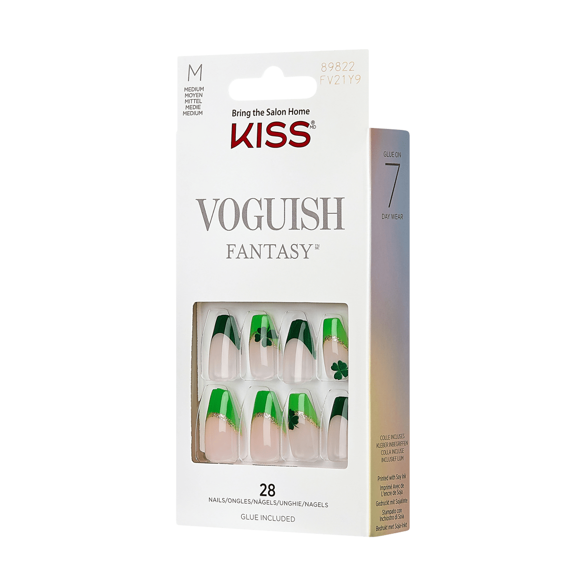 KISS Gel Fantasy Long Square Solid Color Glue-On Jelly Nails, Neon Green,  28 pieces - Walmart.com
